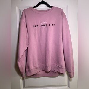 New York City Embroidered Sweatshirt